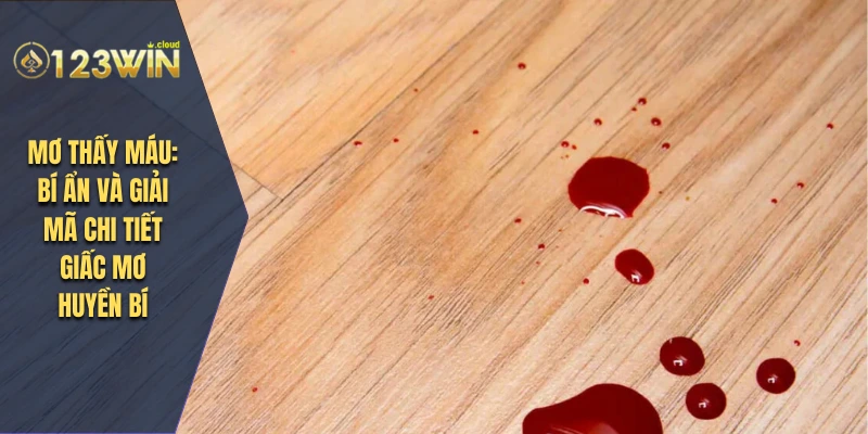 Mơ Thấy Máu: Bí Ẩn Và Giải Mã Chi Tiết Giấc Mơ Huyền Bí 1 mơ thấy máu